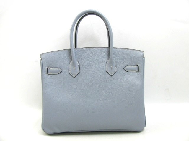 エルメス バーキン30/ブルーリン/金具 シルバー)/ヴォーエプソン